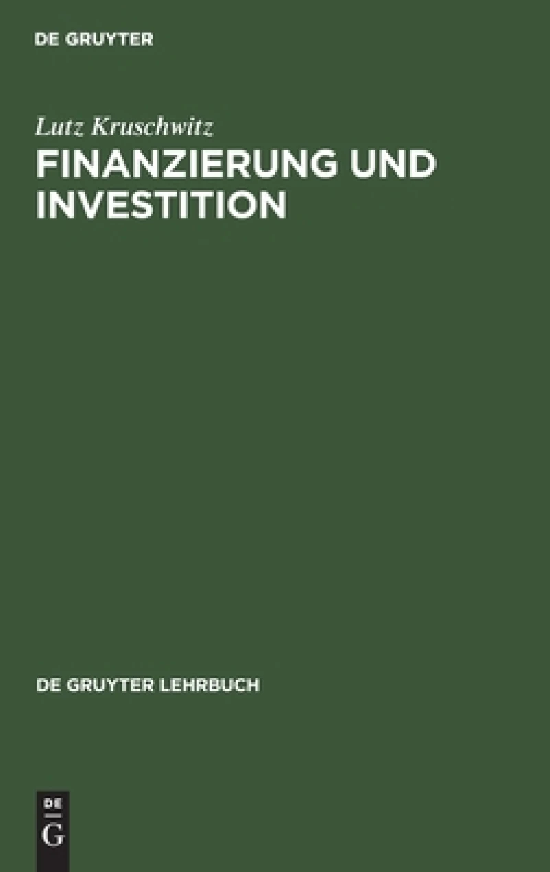 Finanzierung und Investition
