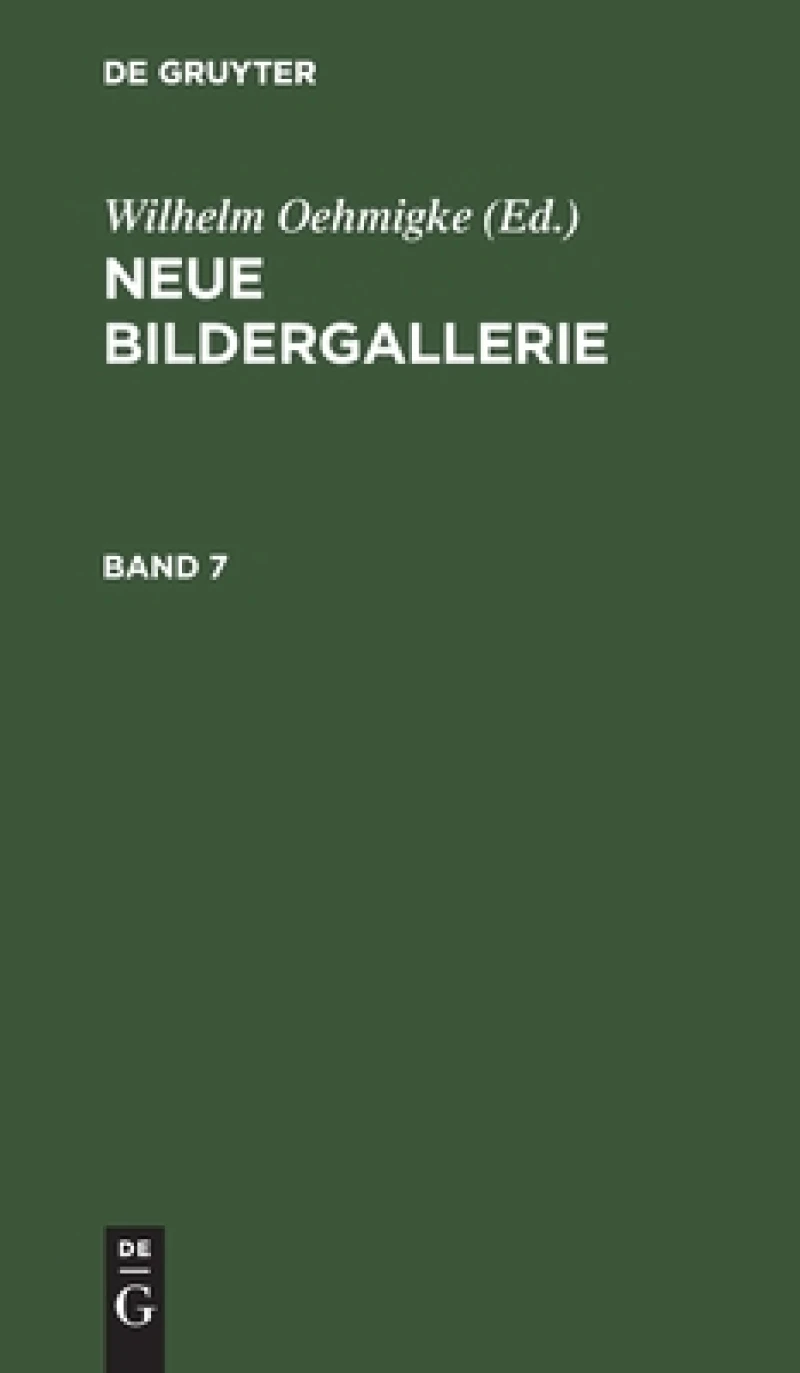 Neue Bildergallerie. Band 7