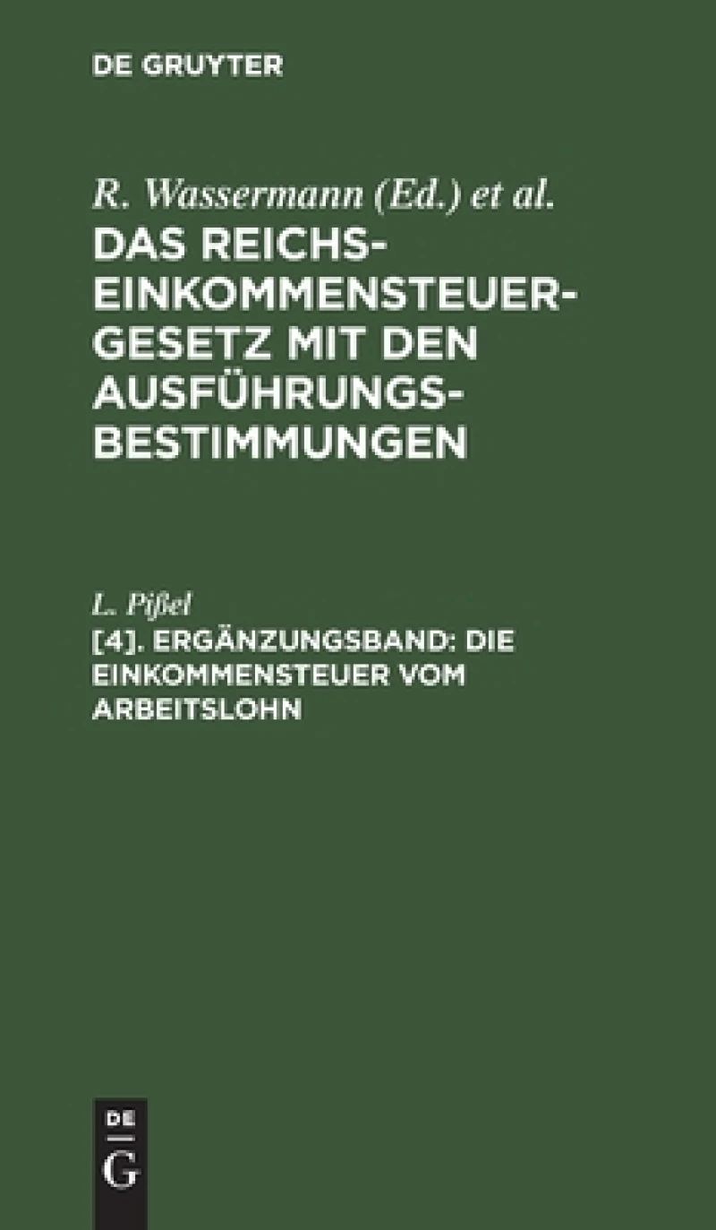 Einkommensteuer vom Arbeitslohn