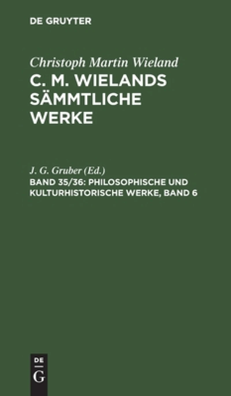 Philosophische und kulturhistorische Werke, Band 6