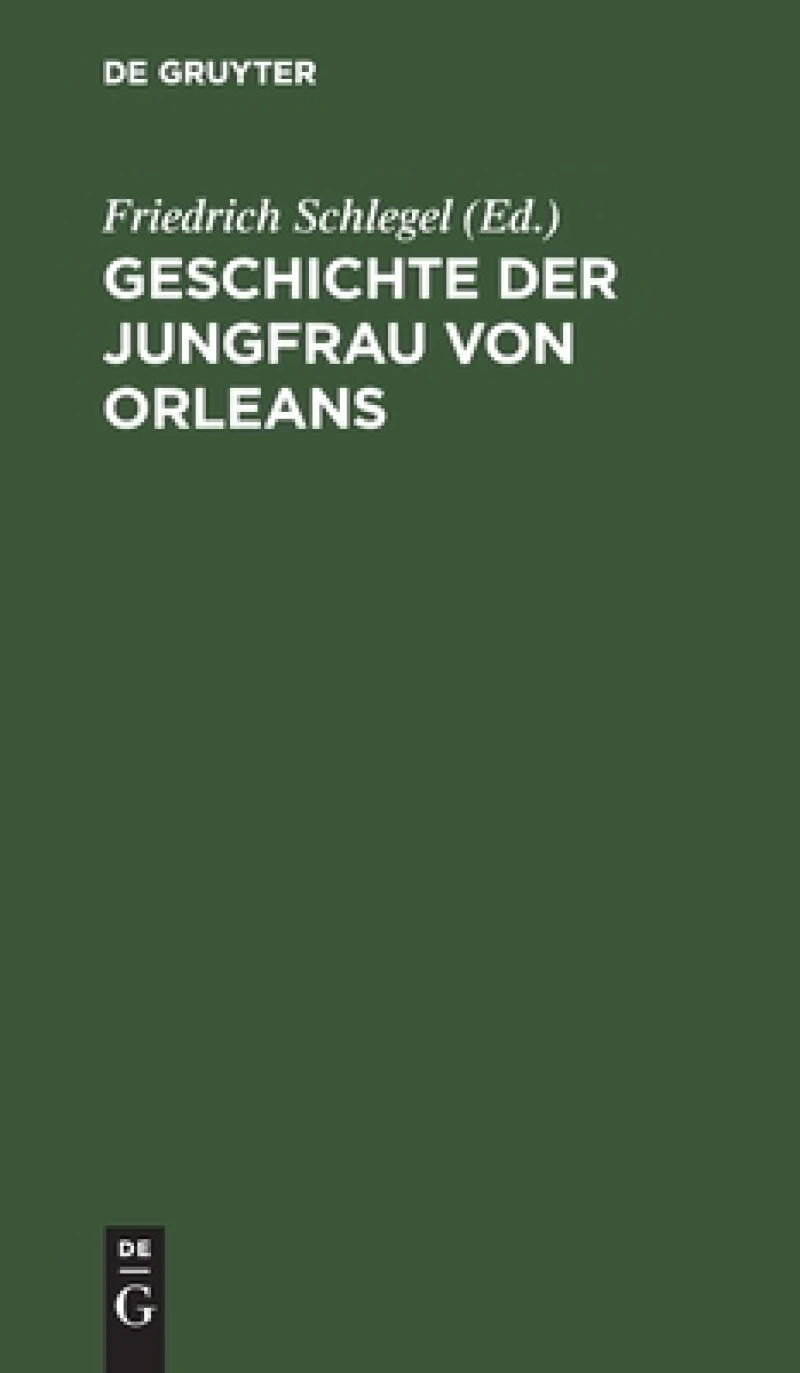 Geschichte Der Jungfrau Von Orleans
