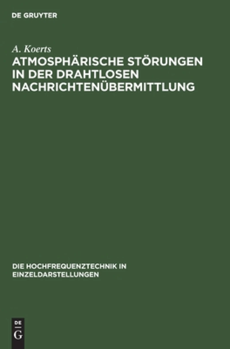 Atmosphärische Störungen in Der Drahtlosen Nachrichtenübermittlung