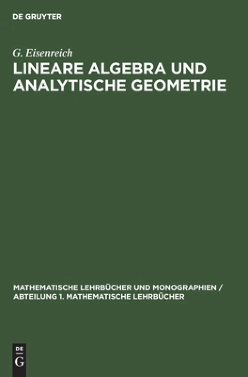 Lineare Algebra Und Analytische Geometrie