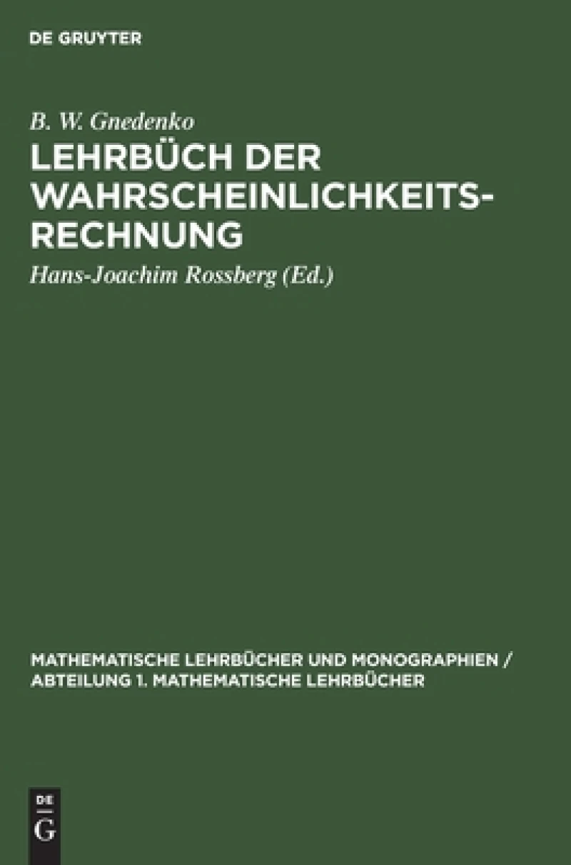 Lehrbüch Der Wahrscheinlichkeitsrechnung