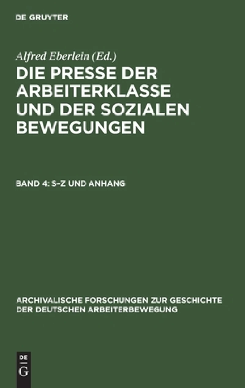 S–Z und Anhang