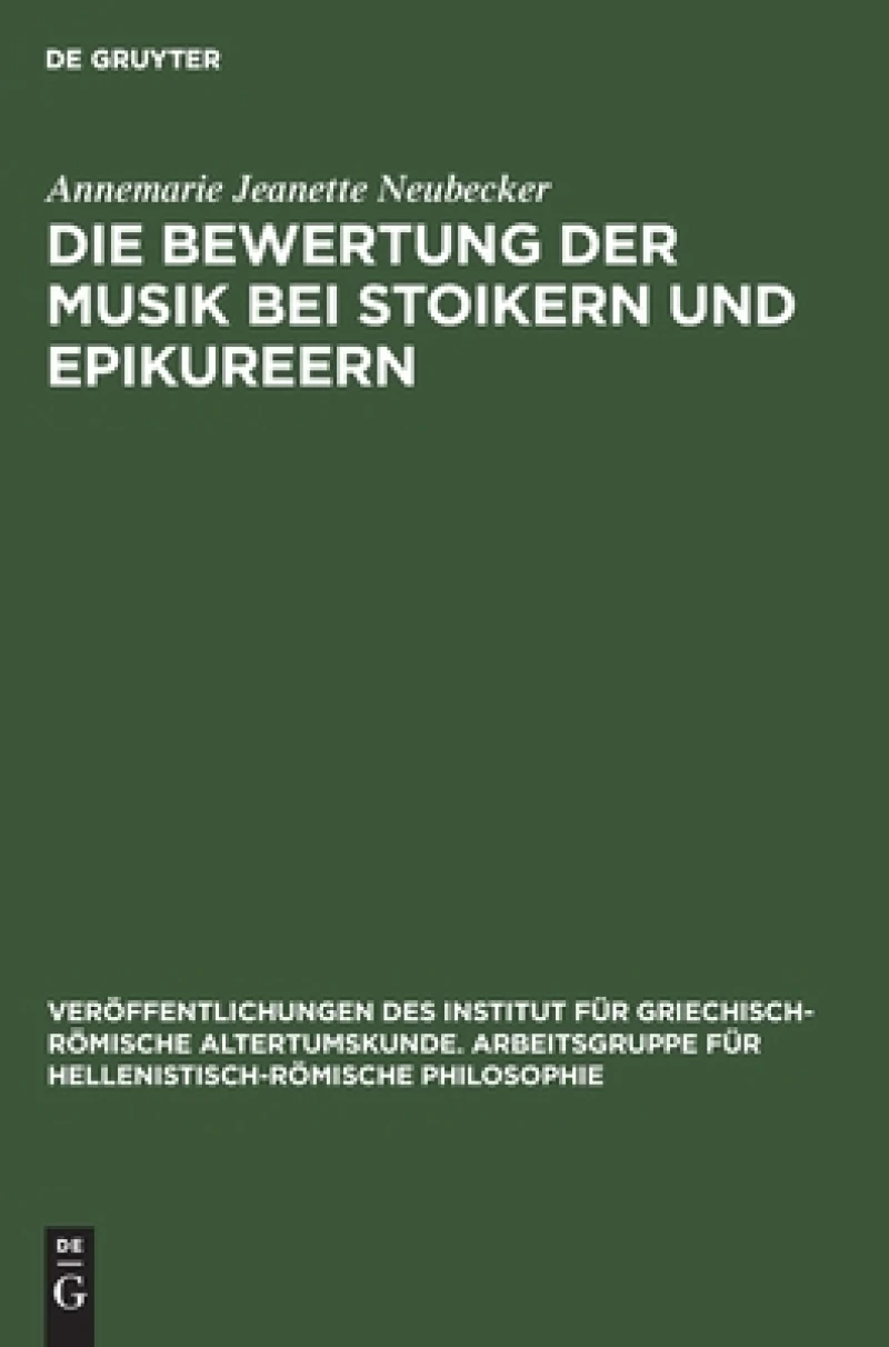 Bewertung der Musik bei Stoikern und Epikureern