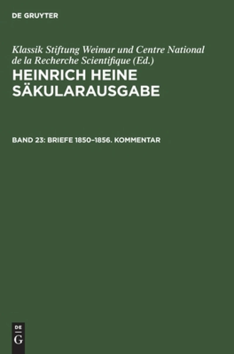 Briefe 1850–1856. Kommentar