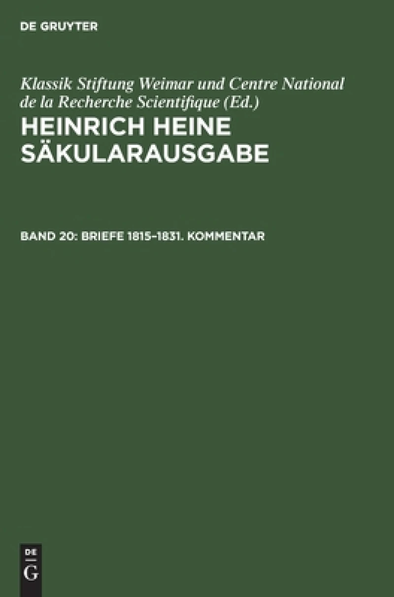 Briefe 1815–1831. Kommentar