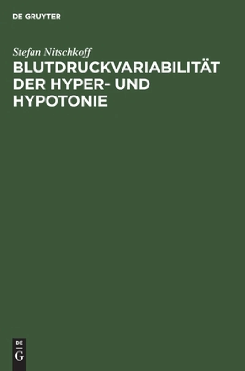 Blutdruckvariabilität Der Hyper- Und Hypotonie