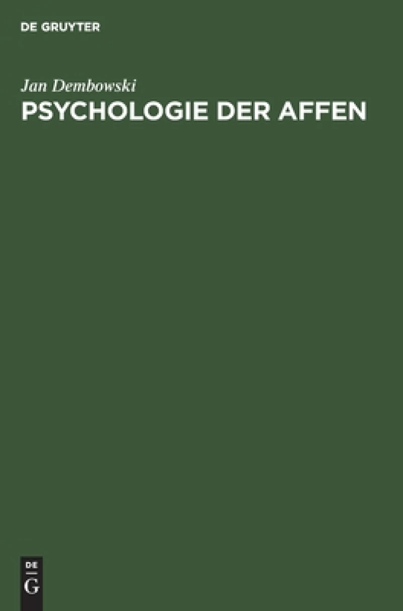 Psychologie Der Affen