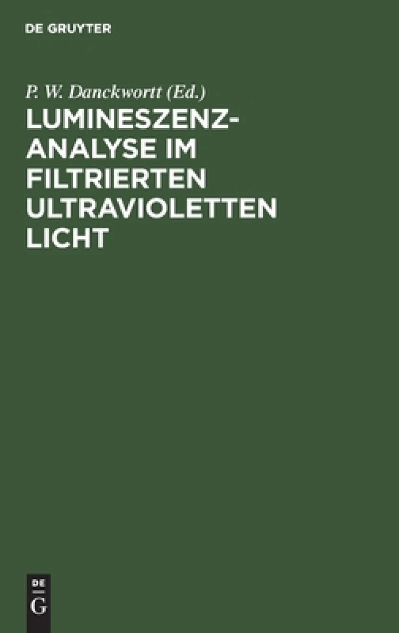 Lumineszenz-analyse Im Filtrierten Ultravioletten Licht