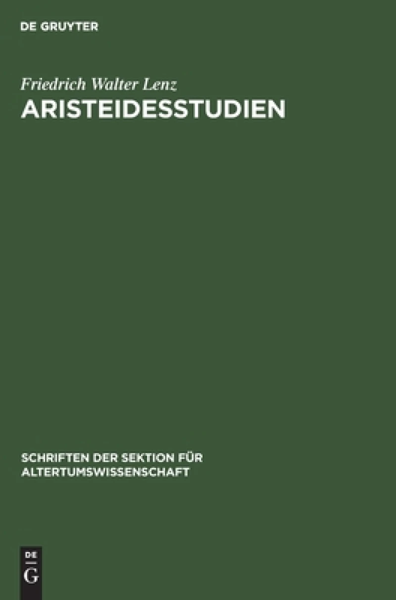 Aristeidesstudien