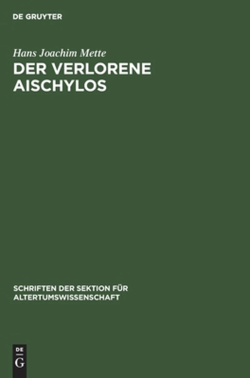 Verlorene Aischylos