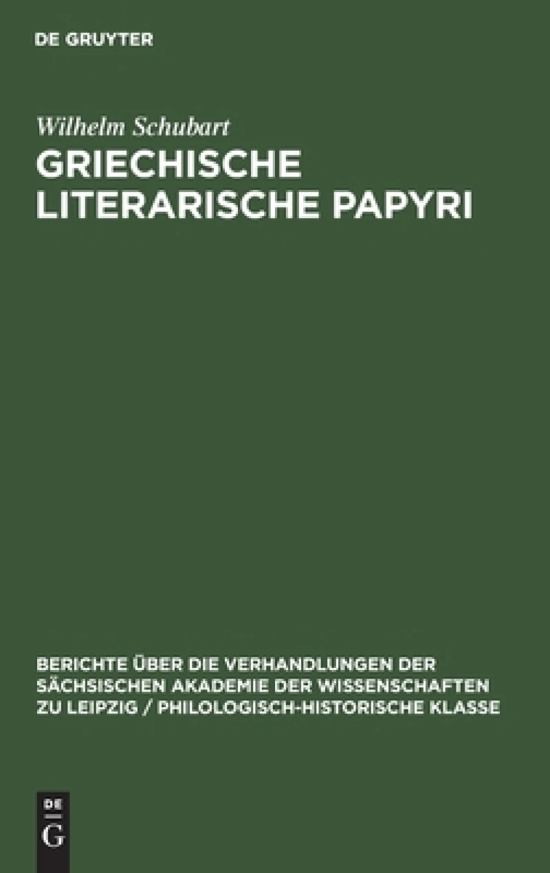 Griechische Literarische Papyri