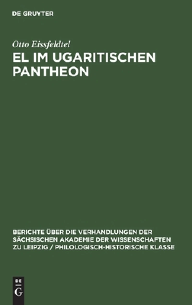 El Im Ugaritischen Pantheon