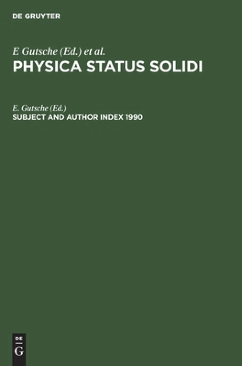 Subject and Author Index 1990