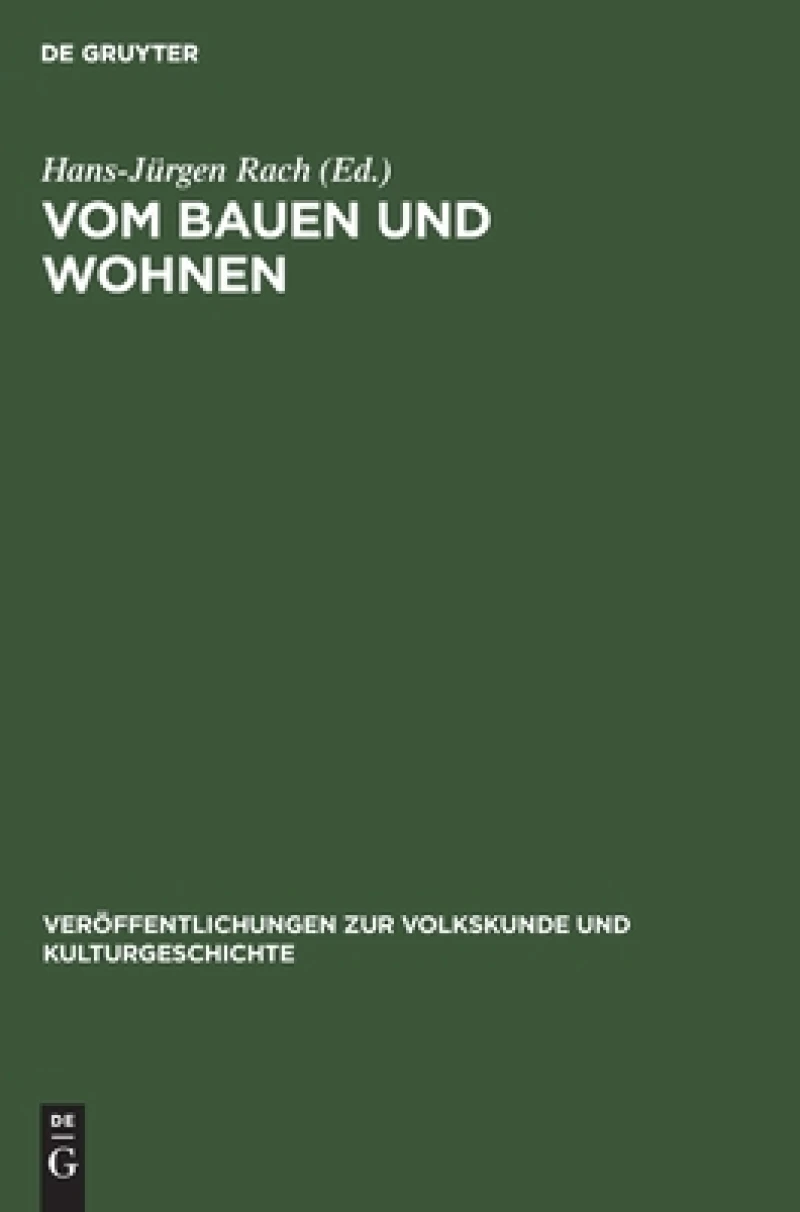 Vom Bauen Und Wohnen