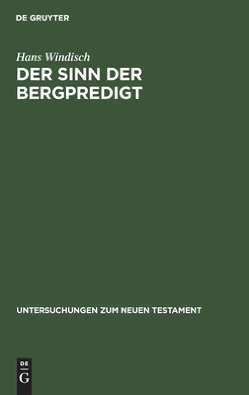 Sinn der Bergpredigt