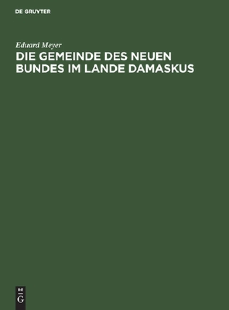 Gemeinde des Neuen Bundes im Lande Damaskus