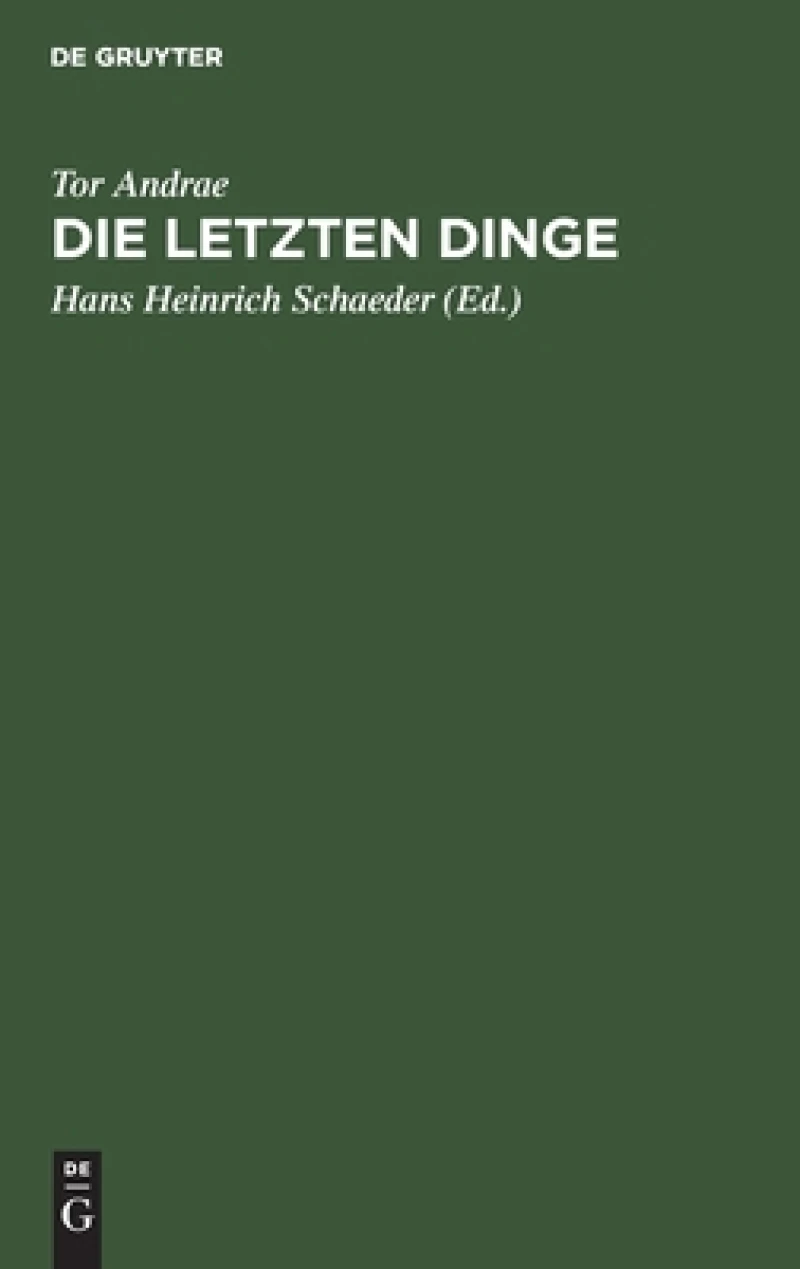 Letzten Dinge