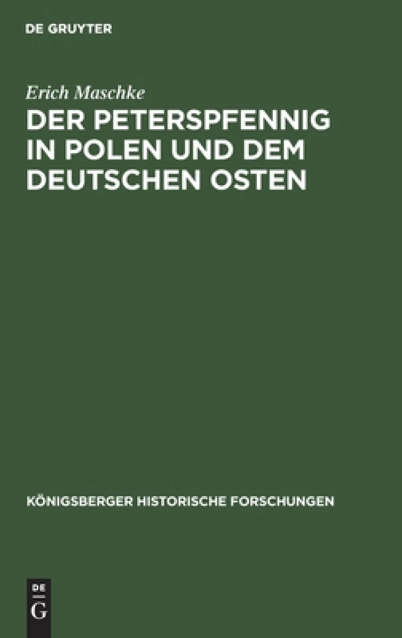 Peterspfennig in Polen und dem deutschen Osten