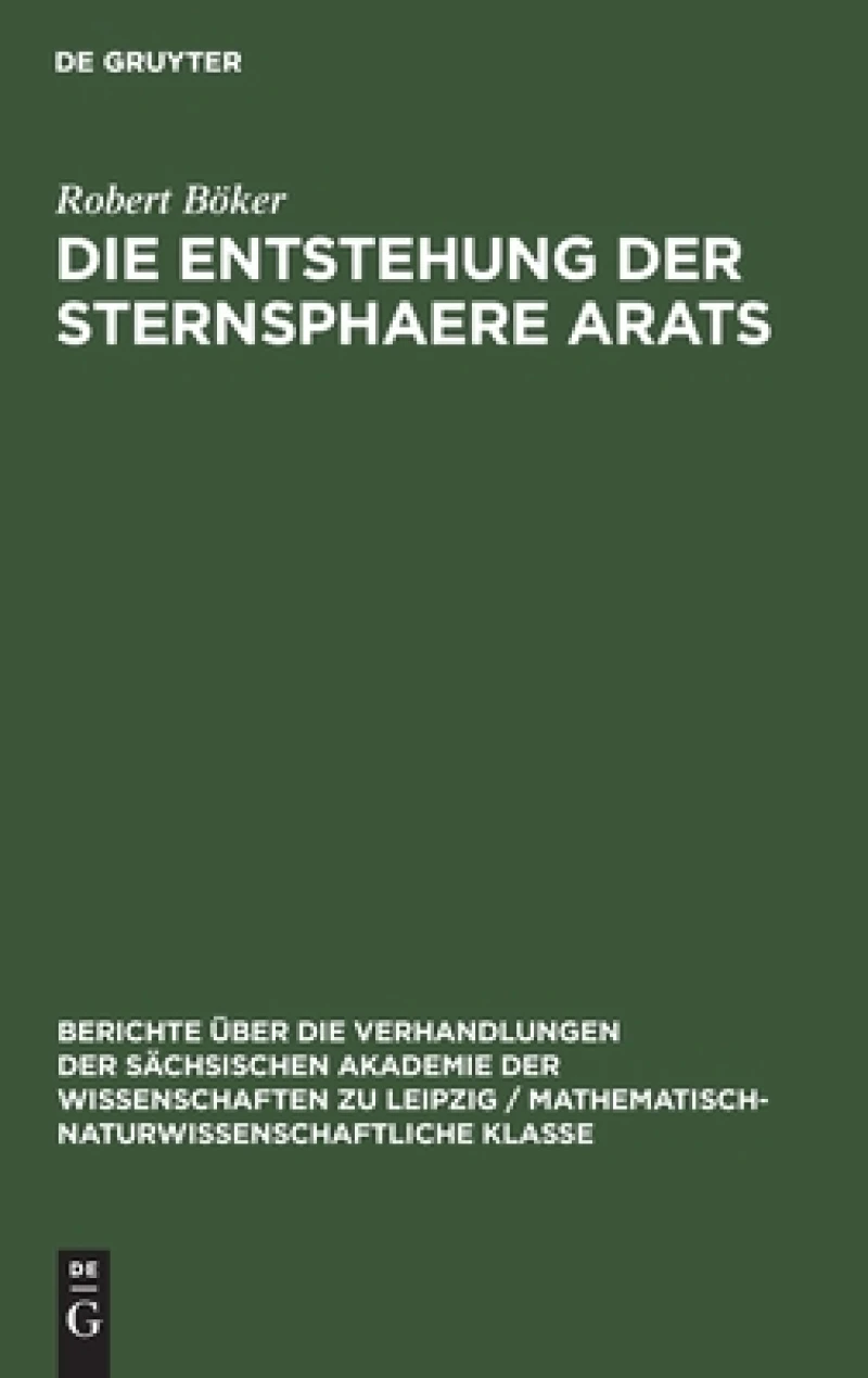 Entstehung der Sternsphaere Arats