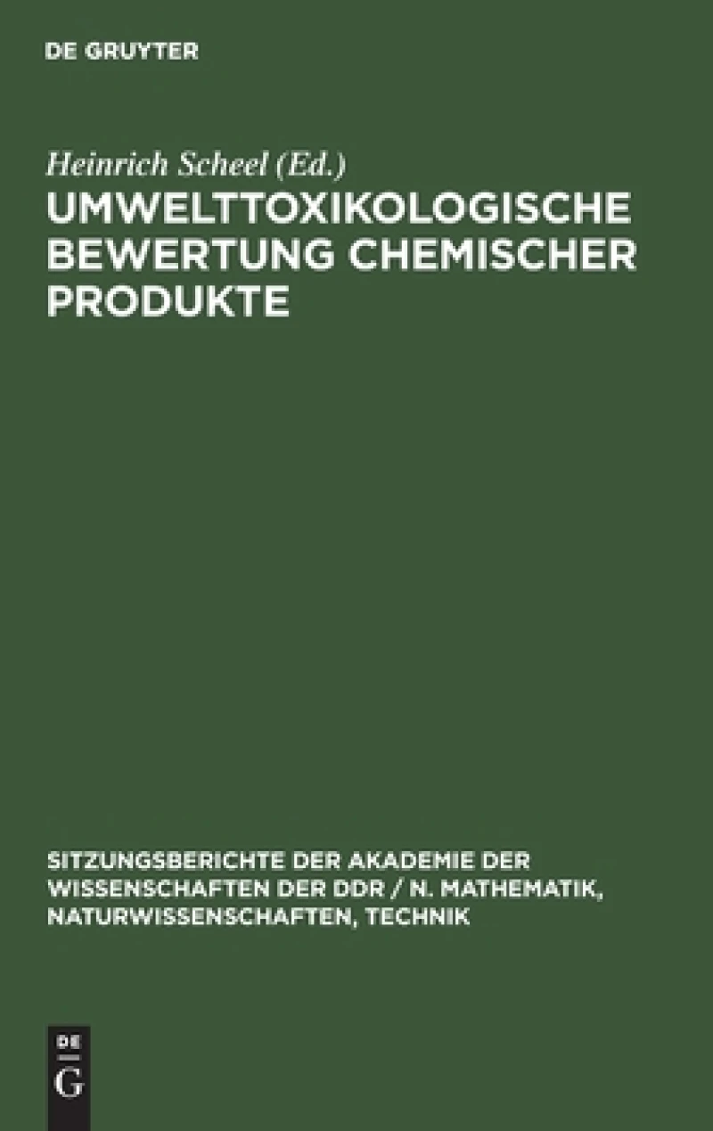 Umwelttoxikologische Bewertung chemischer Produkte