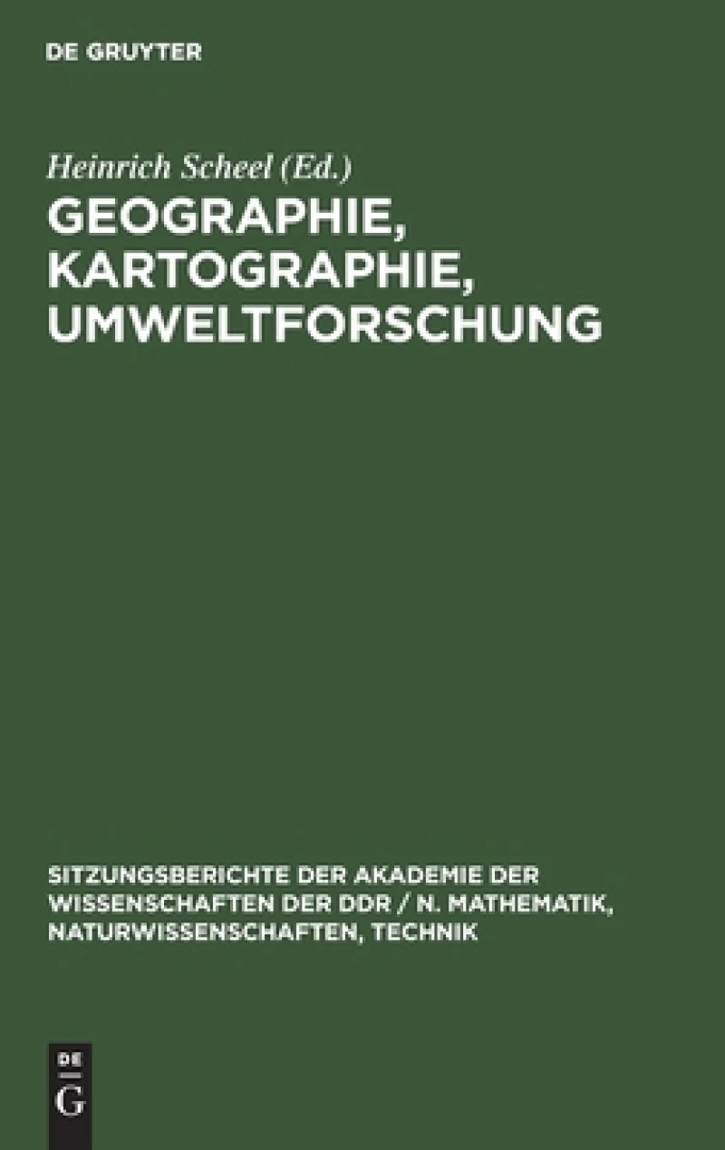 Geographie, Kartographie, Umweltforschung