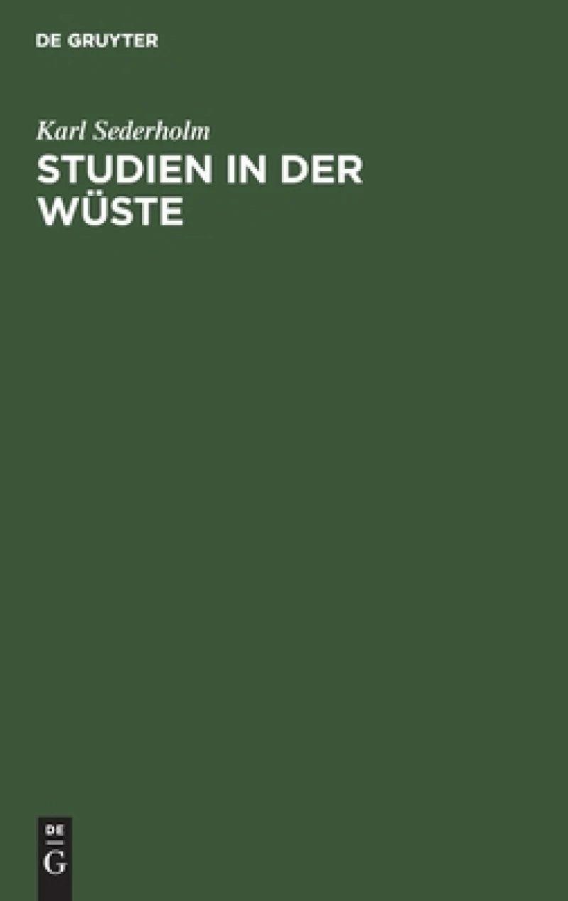 Studien in Der Wüste
