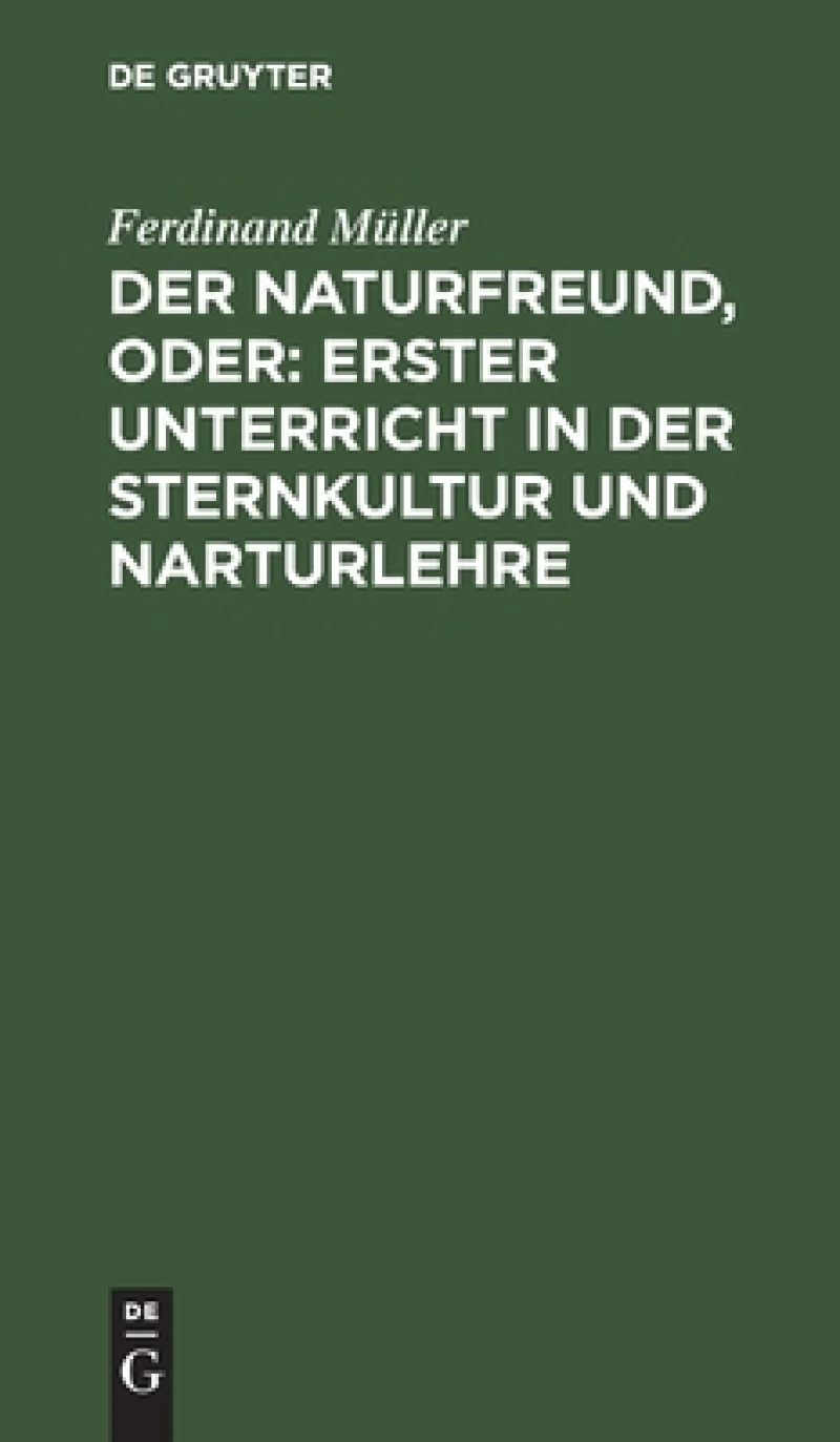 Der Naturfreund, oder
