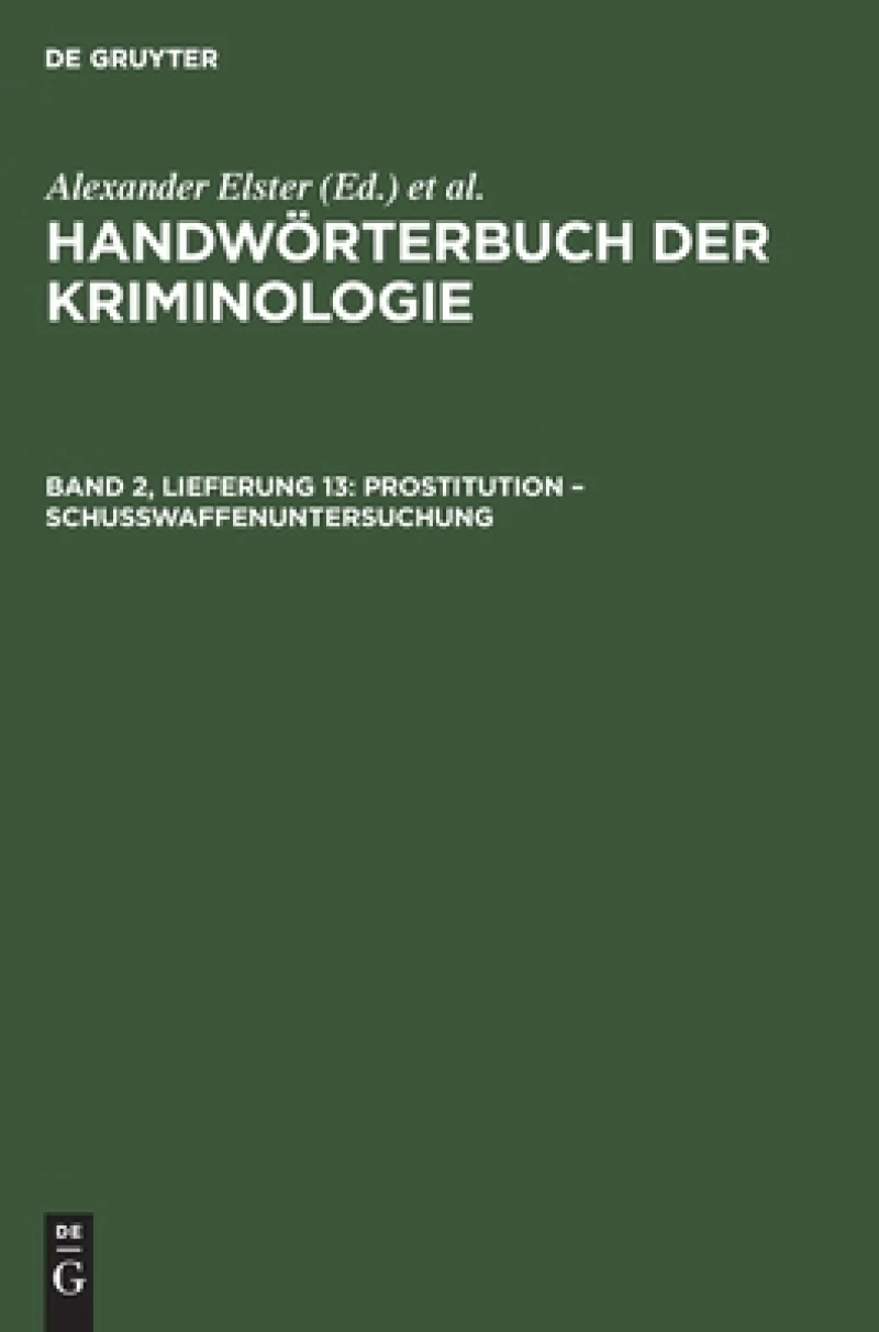 Prostitution – Schußwaffenuntersuchung
