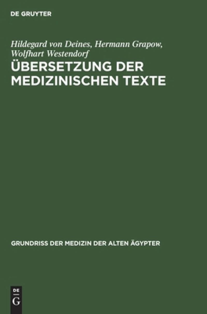 Übersetzung Der Medizinischen Texte