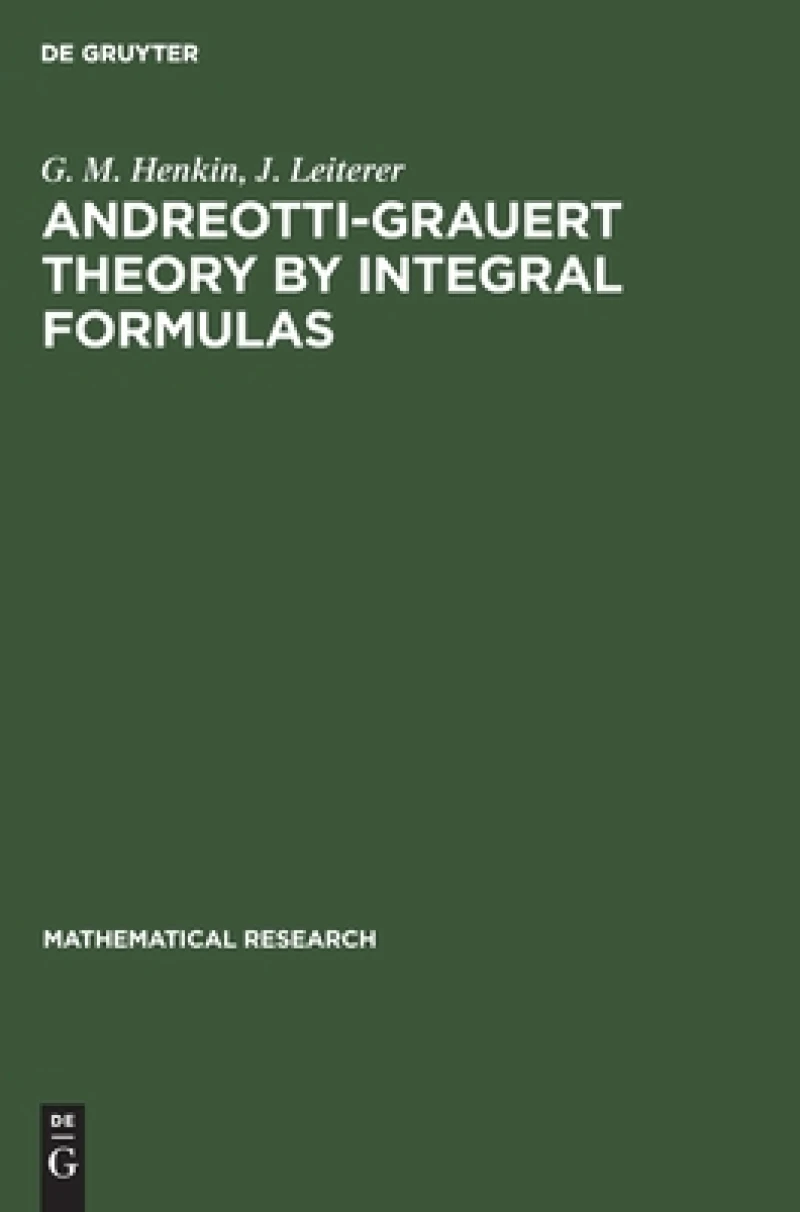 Andreotti-Grauert Theory by Integral Formulas
