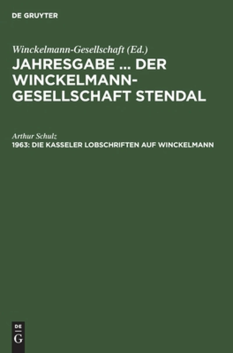 Kasseler Lobschriften auf Winckelmann
