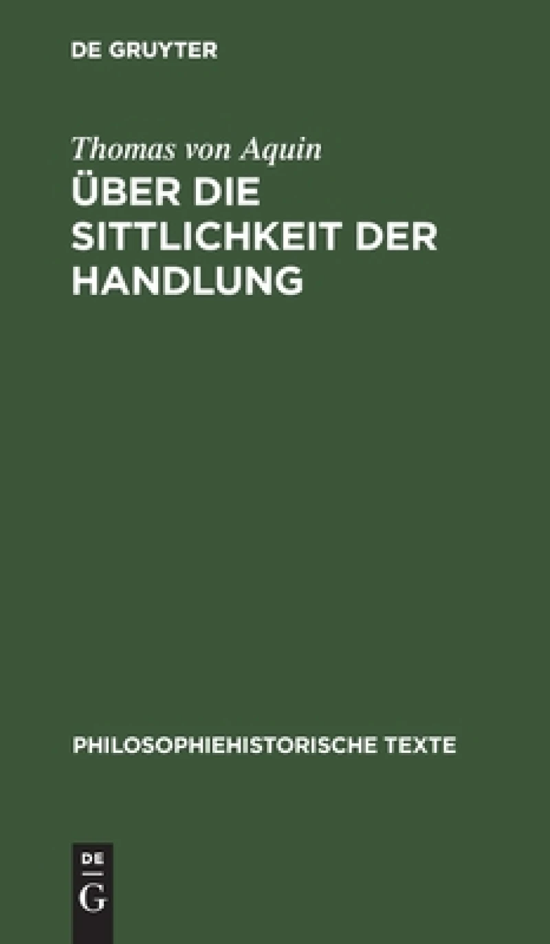 Über die Sittlichkeit der Handlung