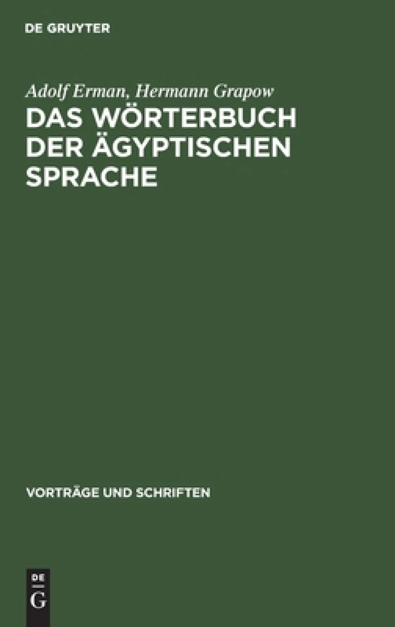 Wörterbuch der ägyptischen Sprache
