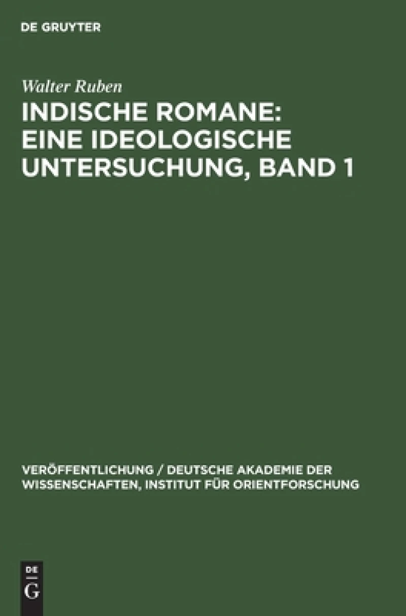 Einige Romane Bankim Chatterjees Und Rabindranath Tagores