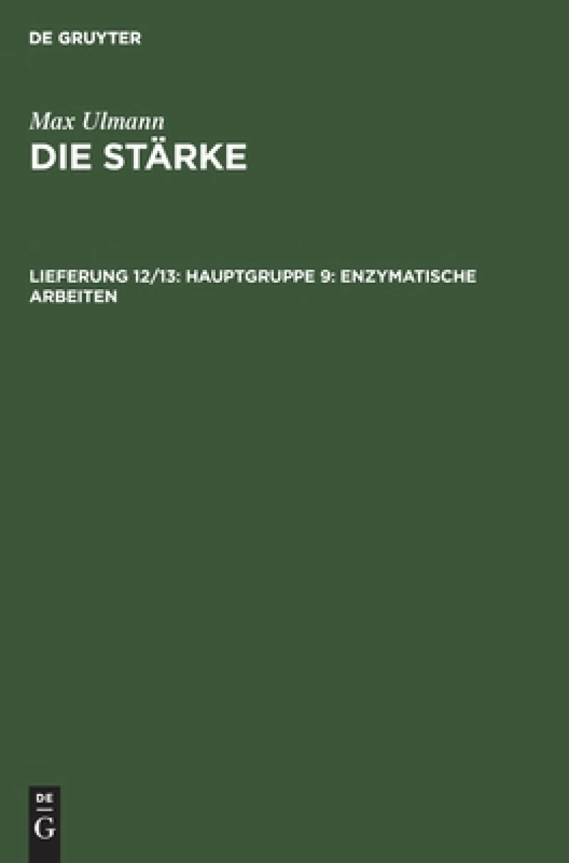 Hauptgruppe 9: Enzymatische Arbeiten