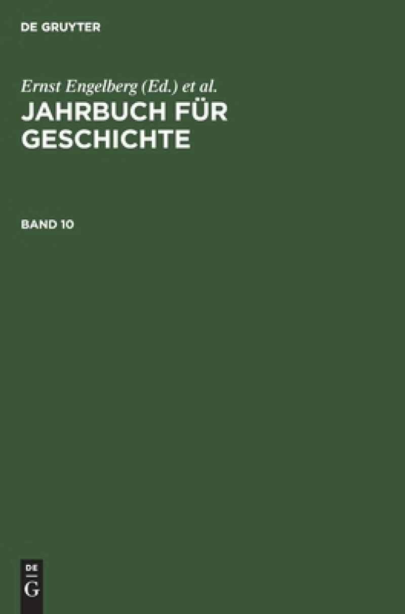 Jahrbuch für Geschichte. Band 10
