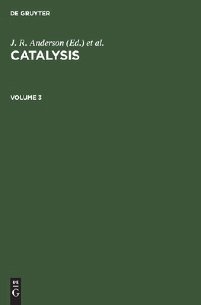 Catalysis. Volume 3