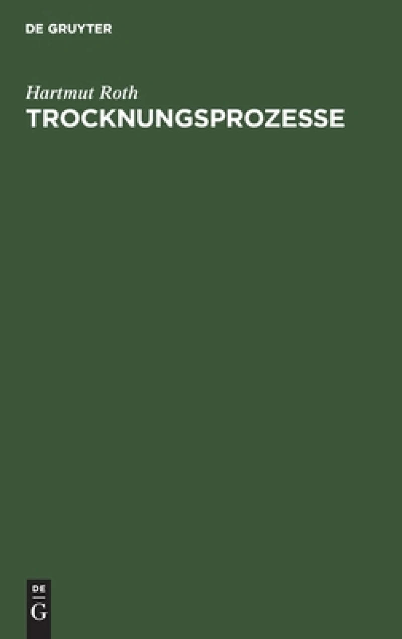 Trocknungsprozesse