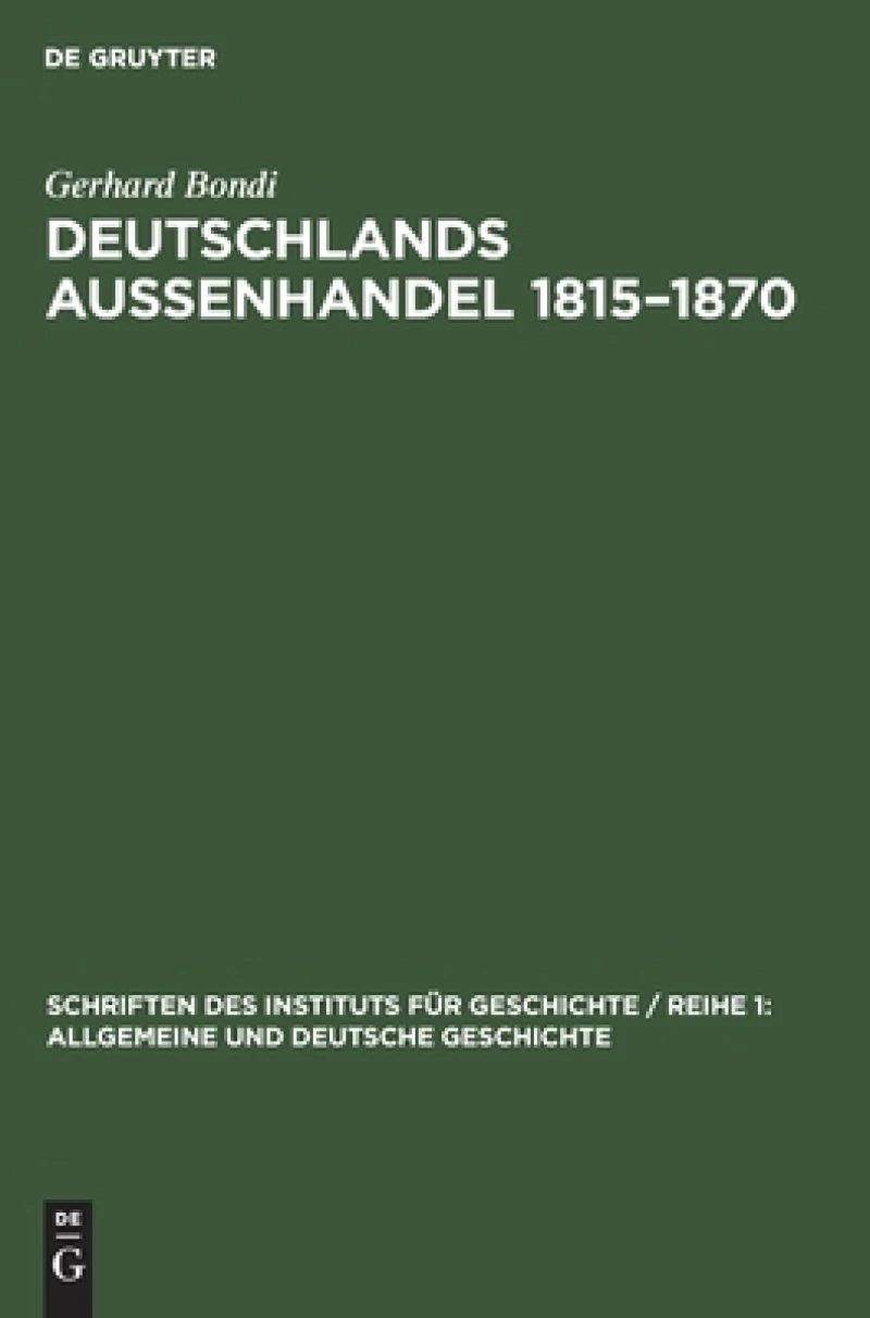 Deutschlands Aussenhandel 1815–1870