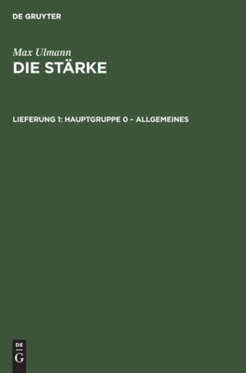 Hauptgruppe 0 – Allgemeines