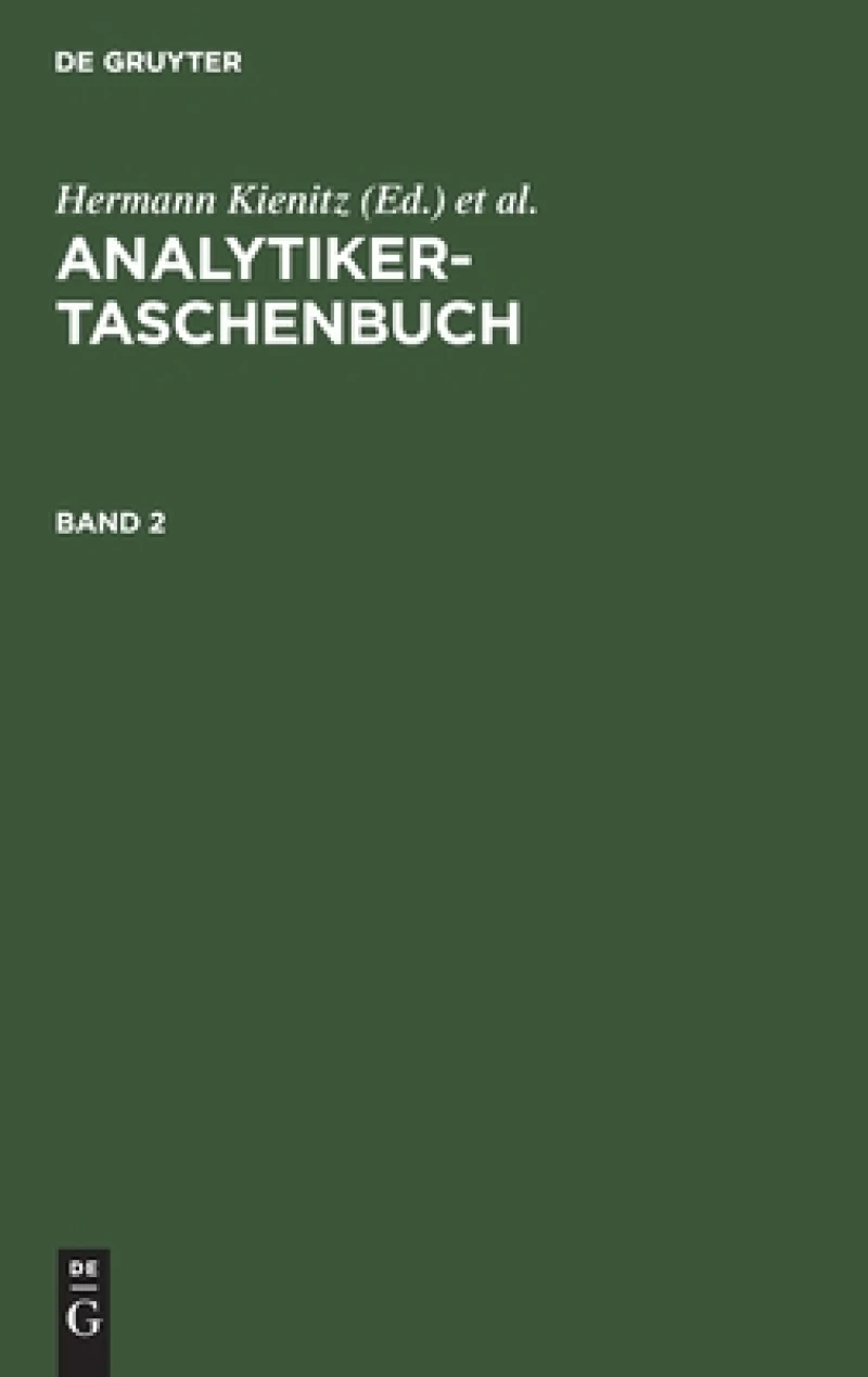 Analytiker-Taschenbuch. Band 2