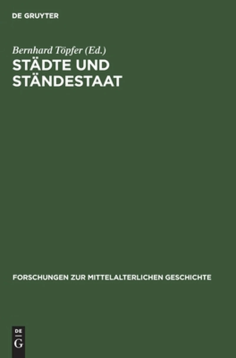 Städte Und Ständestaat