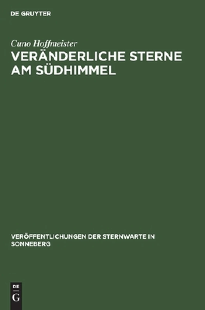 Veränderliche Sterne Am Südhimmel