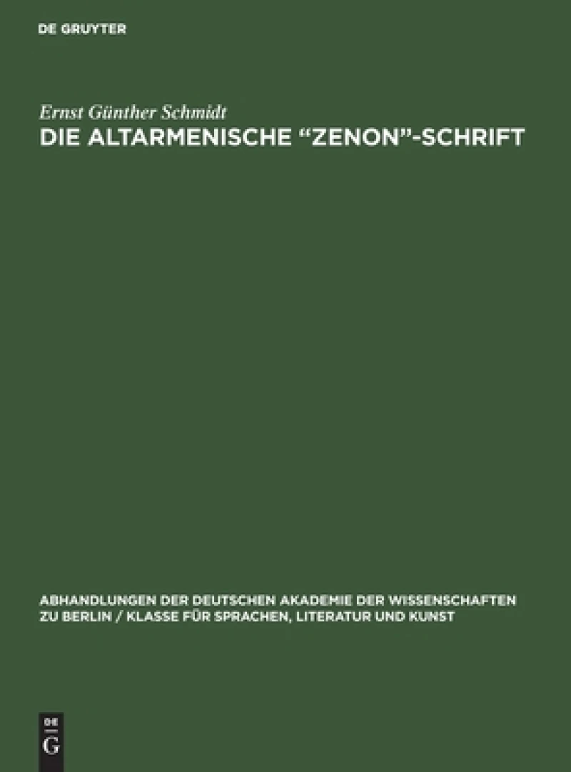 Altarmenische "Zenon"-Schrift