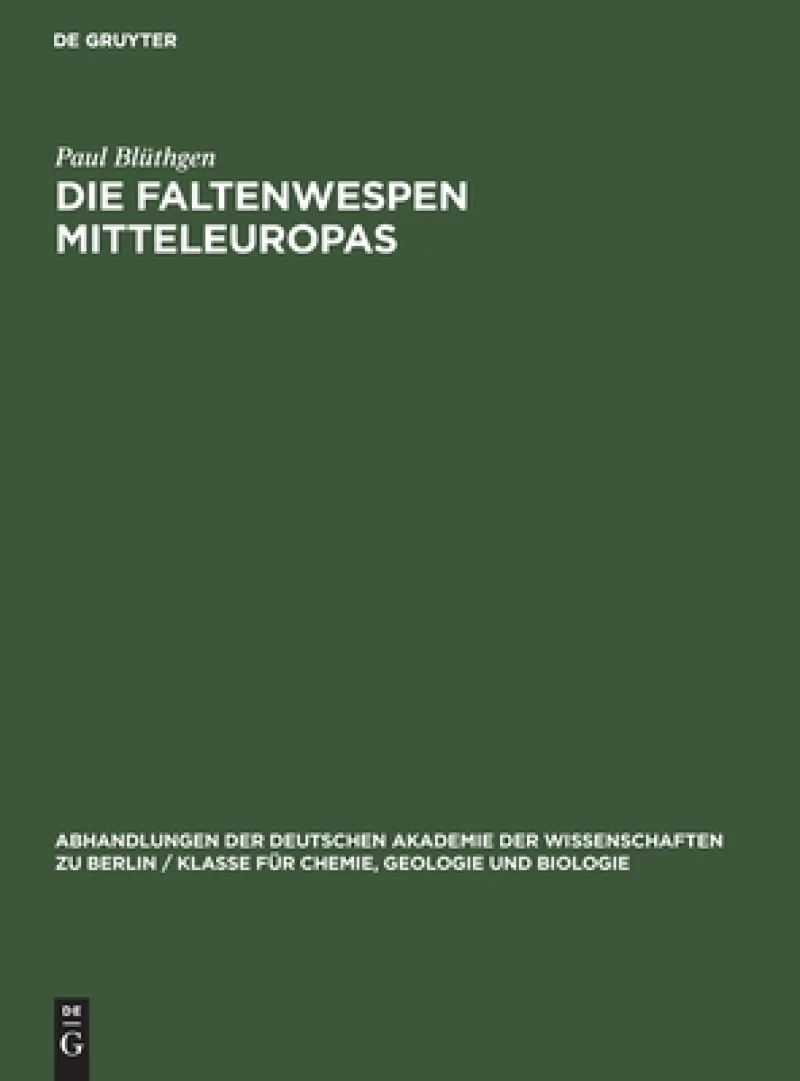 Faltenwespen Mitteleuropas
