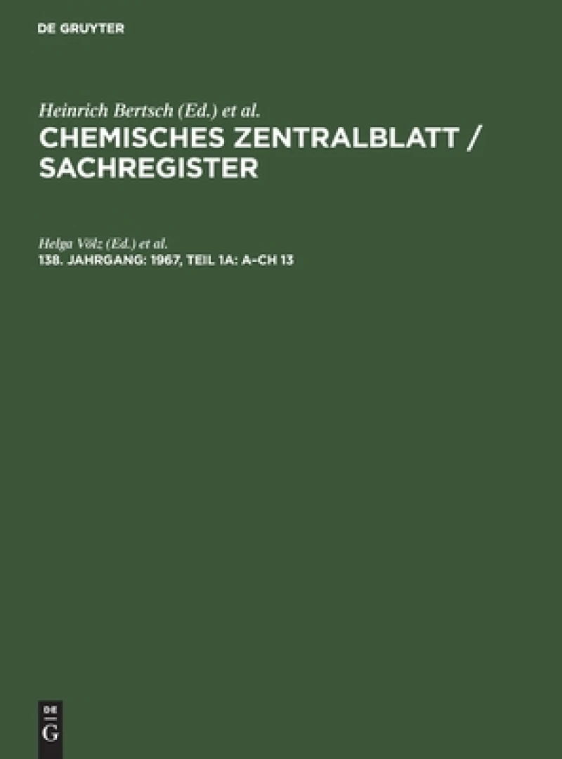 1967, Teil 1a: A–Ch 13
