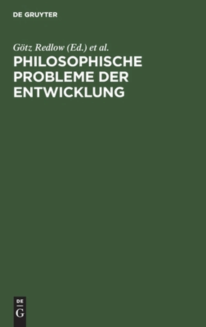 Philosophische Probleme Der Entwicklung